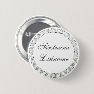 Badge Rond 5 Cm Blancs personnalisables