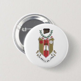 Badge Rond 5 Cm Blason de la Fraternité musicale Sigma Alpha Iota