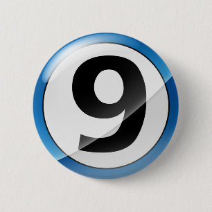 Badge Rond 5 Cm bleu 9