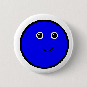 Badge Rond 5 Cm Bleu - Couleur principale