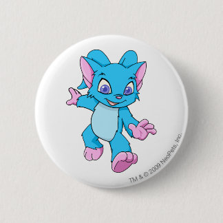 Badge Rond 5 Cm Bleu d'Acara