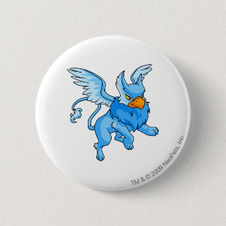 Badge Rond 5 Cm Bleu d'aire