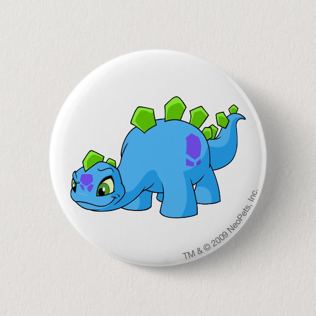 Badge Rond 5 Cm Bleu de Chomby (Devant)