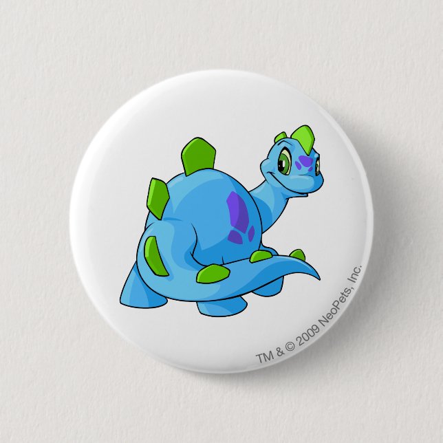 Badge Rond 5 Cm Bleu de Chomby (Devant)