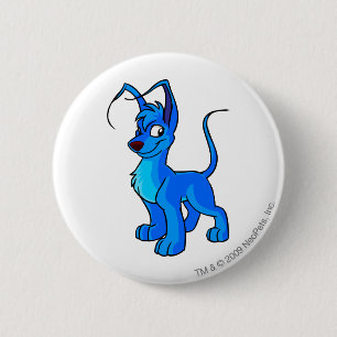Badge Rond 5 Cm Bleu de Gelert