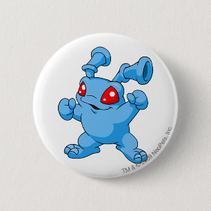 Badge Rond 5 Cm Bleu de Grundo