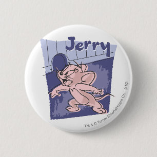 Badge Rond 5 Cm Bleu de Jerry