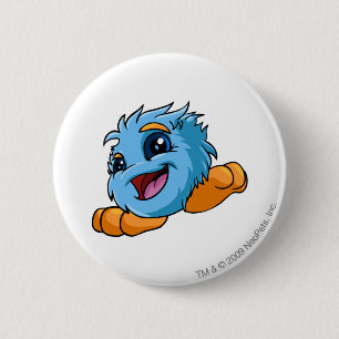 Badge Rond 5 Cm Bleu de JubJub