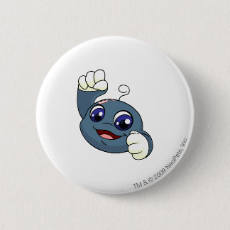 Badge Rond 5 Cm Bleu de Kiko