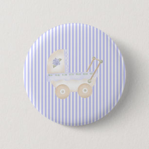 Badge Rond 5 Cm Bleu de voiture d'enfant