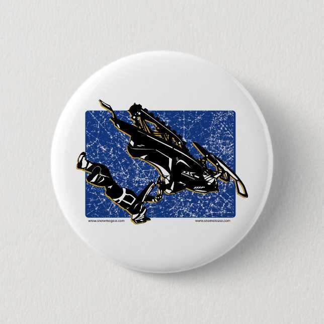 Badge Rond 5 Cm Bleu GRÂCE (Devant)