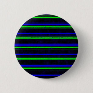 Badge Rond 5 Cm Bleu Noir Grandes Vertes
