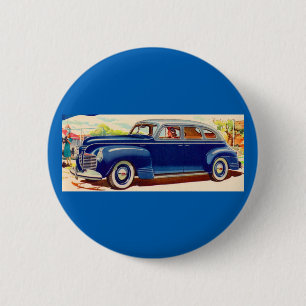 Badge Rond 5 Cm bleu Plymouth 1941