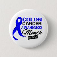 Bleu Ruban Colon Mois de sensibilisation au cancer