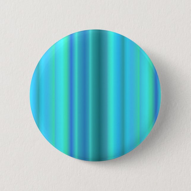 Badge Rond 5 Cm Bleu Vert arc-en-ciel rayures (Devant)