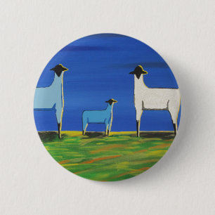 Badge Rond 5 Cm Bleus layette