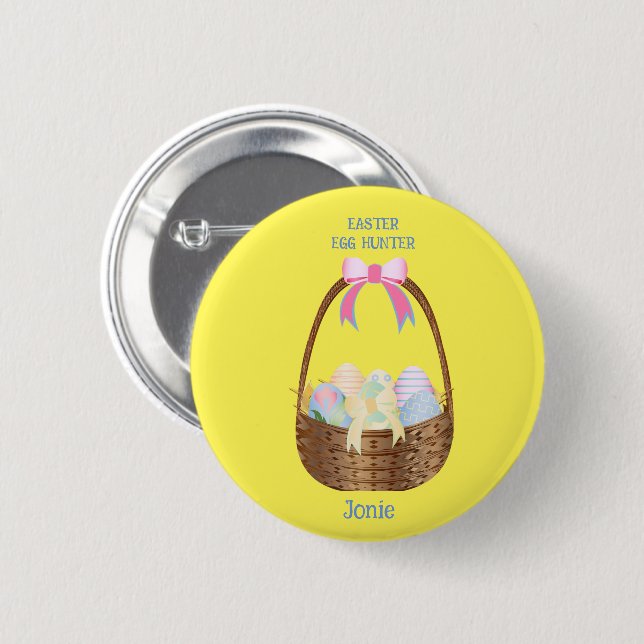 Badge Rond 5 Cm Bliss de Pâques élégant (Devant & derrière)