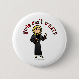 Badge Rond 5 Cm Blonde Pastor Girl