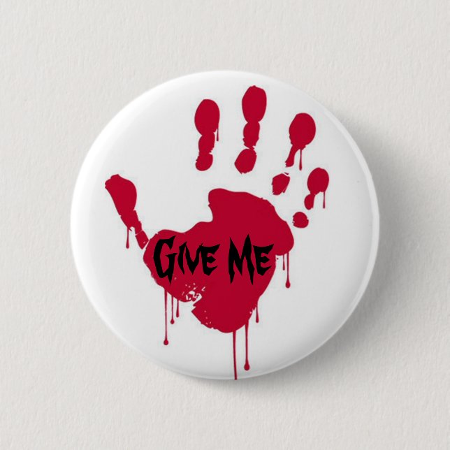 Badge Rond 5 Cm Bloody bouton 5 (Devant)