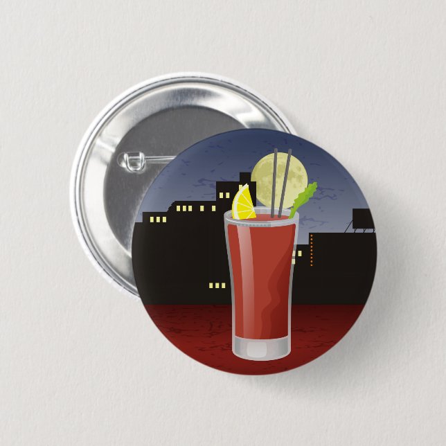 Badge Rond 5 Cm Bloody Mary (Devant & derrière)
