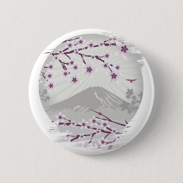 Badge Rond 5 Cm Blossom de la lavande (Devant)