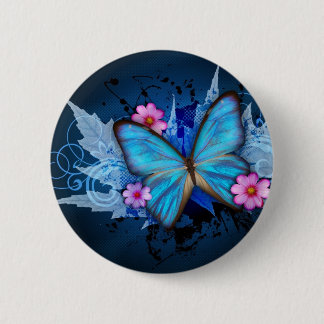 Badge Rond 5 Cm Blue-Butterfly-Abstract.jpg