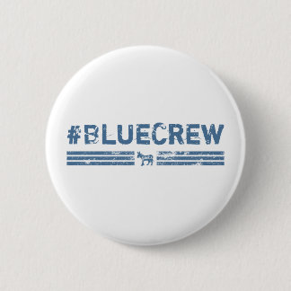 Badge Rond 5 Cm Blue Crew Democrat
