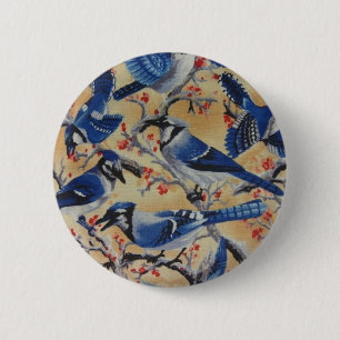 Badge Rond 5 Cm Blue Jays