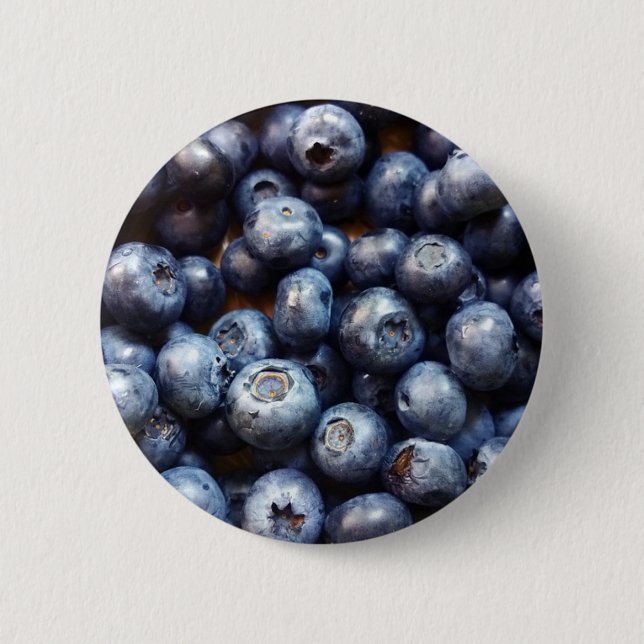 Badge Rond 5 Cm Blueberry (Devant)