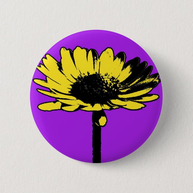 Badge Rond 5 Cm blumendrei1 (Devant)
