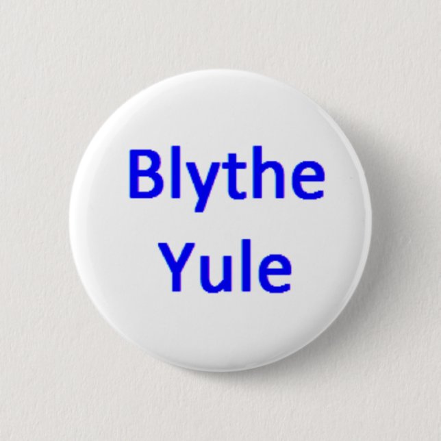 Badge Rond 5 Cm blythe yule café tasse (Devant)