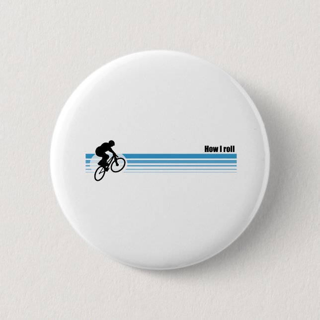 Badge Rond 5 Cm BMX - Comment je roule (Devant)