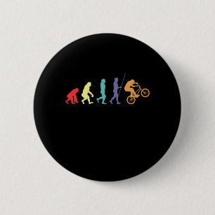 Badge Rond 5 Cm BMX Evolution Bicycle Cyclist Mountain Bike Gift