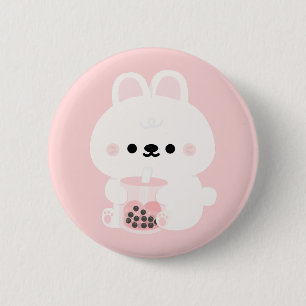 Badge Rond 5 Cm Boba Bunny