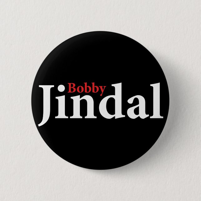 Badge Rond 5 Cm Bobby Jindal (Devant)