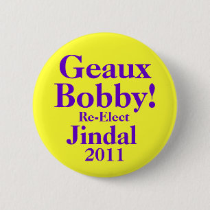 Badge Rond 5 Cm Bobby Jindal 2011