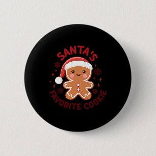 Badge Rond 5 Cm Body bébé pour le cookie préféré du Père Noël
