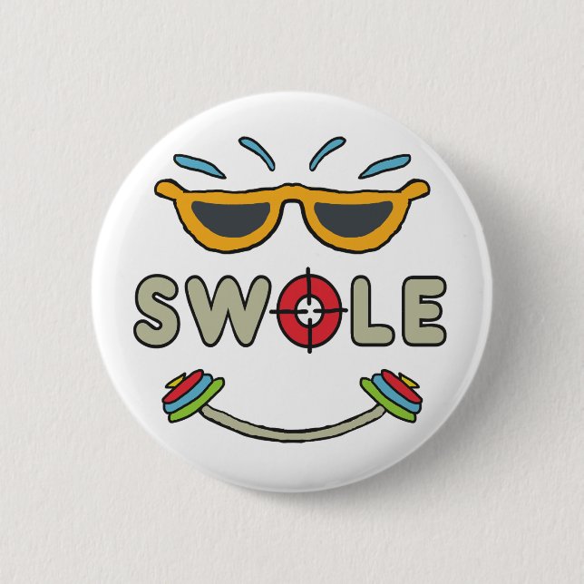 Badge Rond 5 Cm Bodybuilding (Devant)
