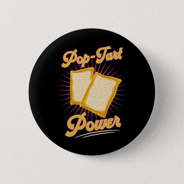 Badge Rond 5 Cm Bodybuilding Pre-workout Pop Tart Power Gym Exerci (Devant)