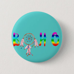 Badge Rond 5 Cm Boho