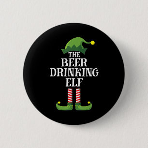 Badge Rond 5 Cm Boire de la bière Noël Anniversaire