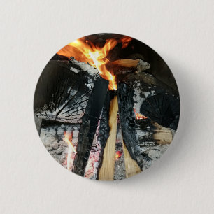 Badge Rond 5 Cm Bois