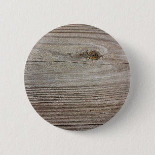 Badge Rond 5 Cm Bois vieilli