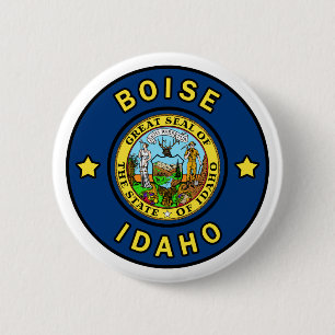 Badge Rond 5 Cm Boise Idaho