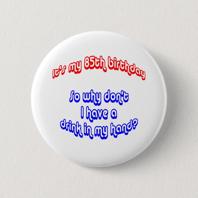 Badge Rond 5 Cm Boisson 85 disponible (Devant)