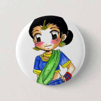 Badge Rond 5 Cm Bollywood - Loli