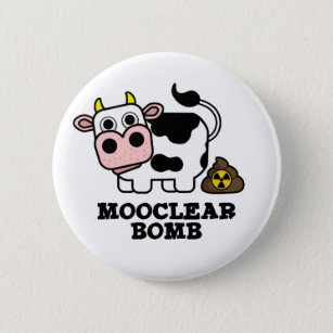 Badge Rond 5 Cm Bombe Mooclebre Funny Cow Pun