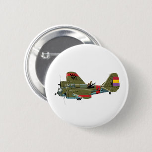 Badge Rond 5 Cm Bombe rétro