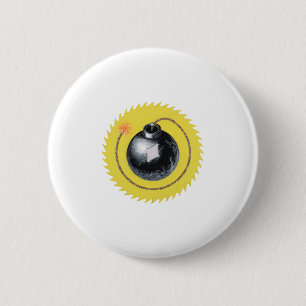 Badge Rond 5 Cm Bombe temporelle
