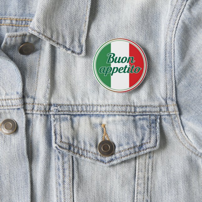 Badge Rond 5 Cm Bon appétit (En situation)